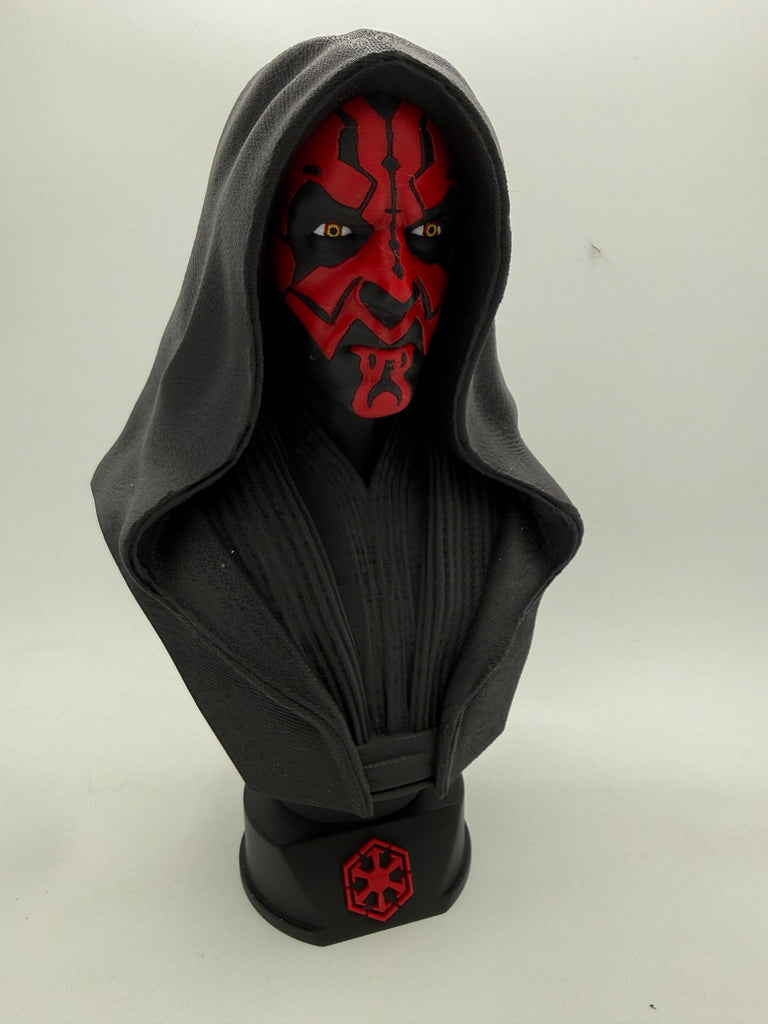 Darth Maul bust with hood