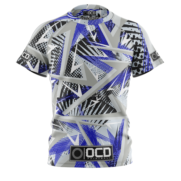 Abstract Blue Tech T