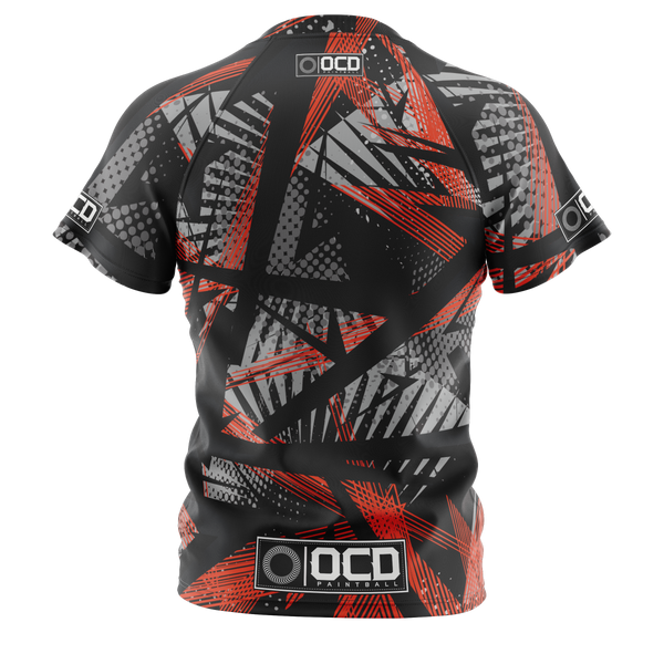 Abstract Red Tech T