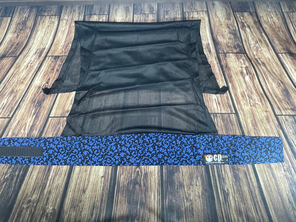 Fleur De Lis w/Black Mesh
