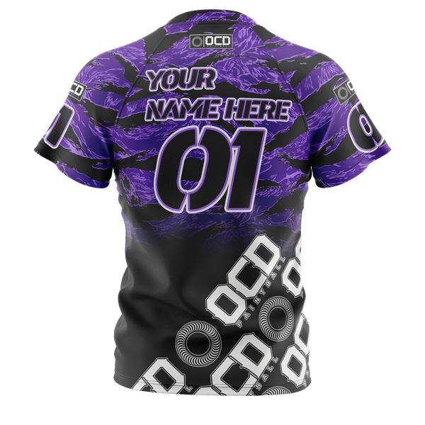 Tiger Purple Camo Tech T