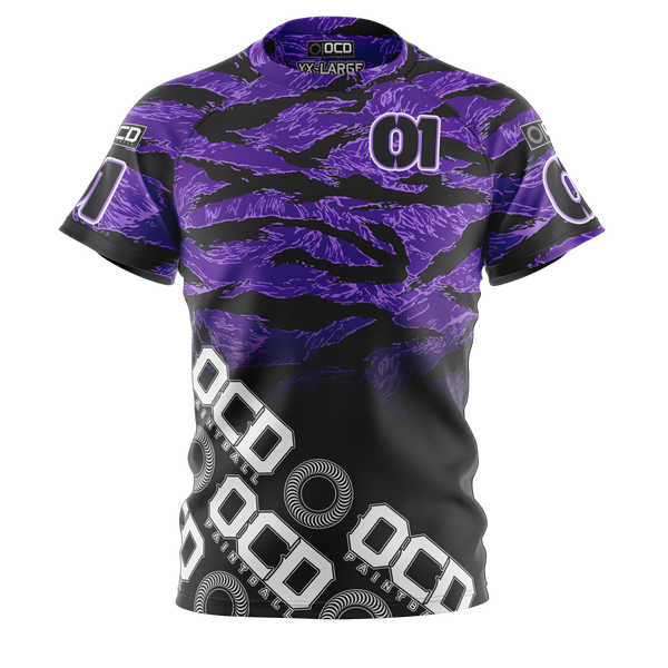 Tiger Purple Camo Tech T