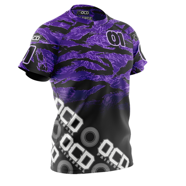 Tiger Purple Camo Tech T